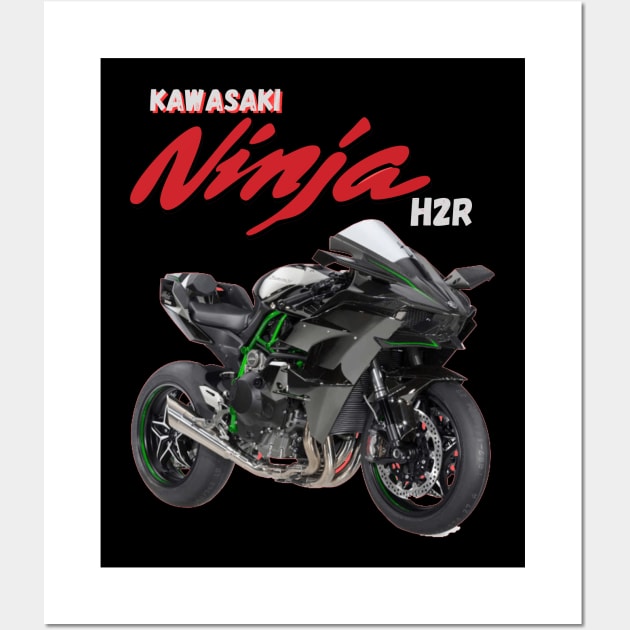 Kawasaki Ninja h2r Wall Art by Farhan S